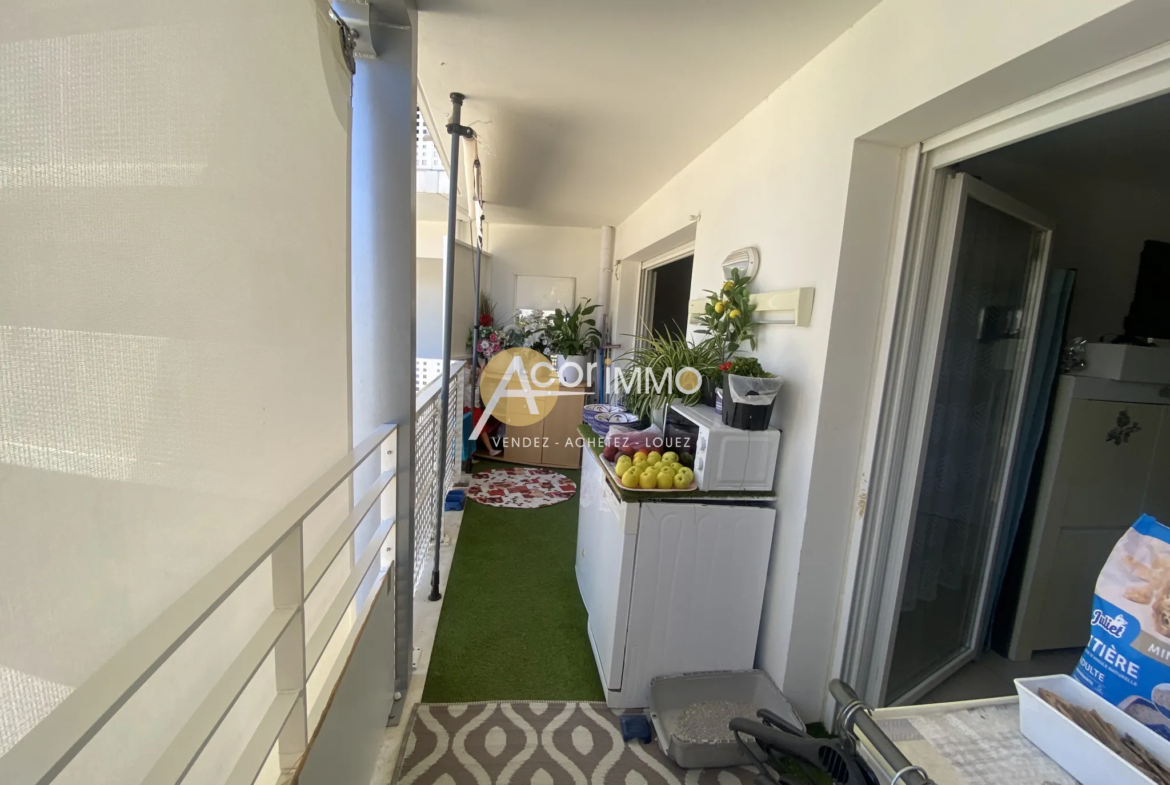 Vente d'un bel appartement de type 2 avec terrasse aux Portes Marines, La Seyne-sur-Mer 