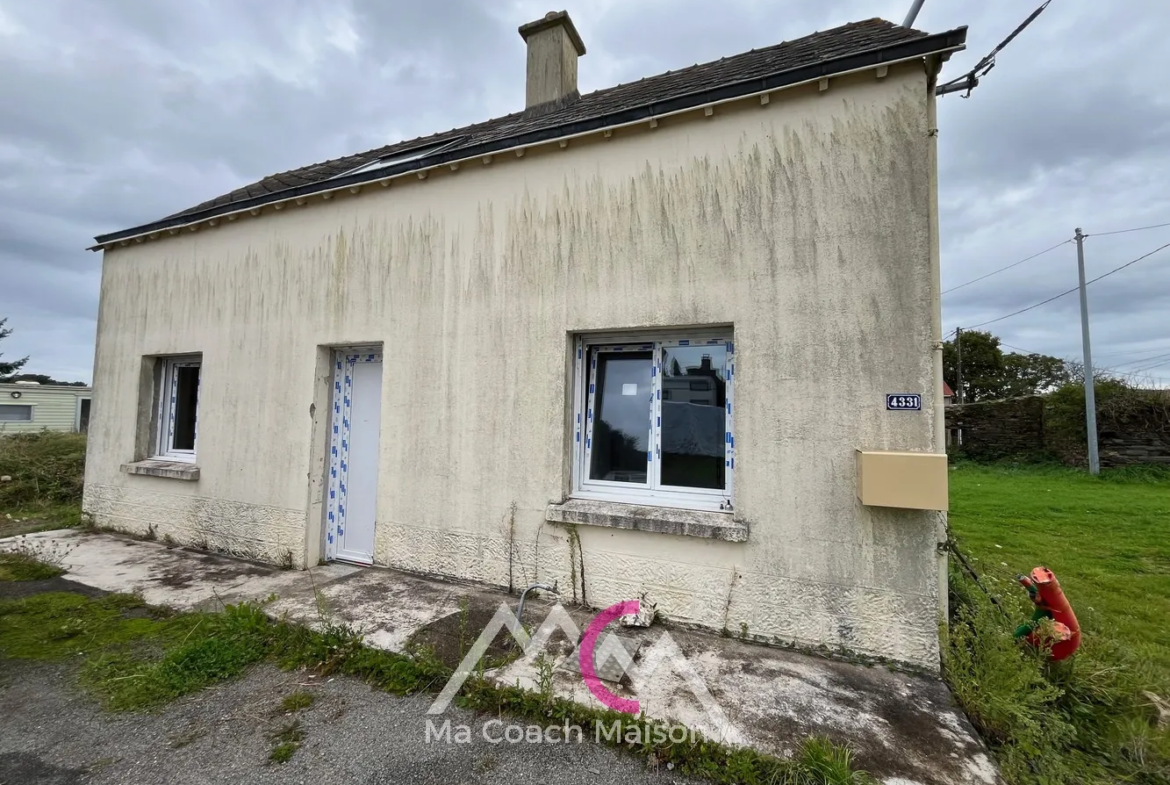 Maison à rénover des années 50 à Nivillac sur 1539 m² de terrain 