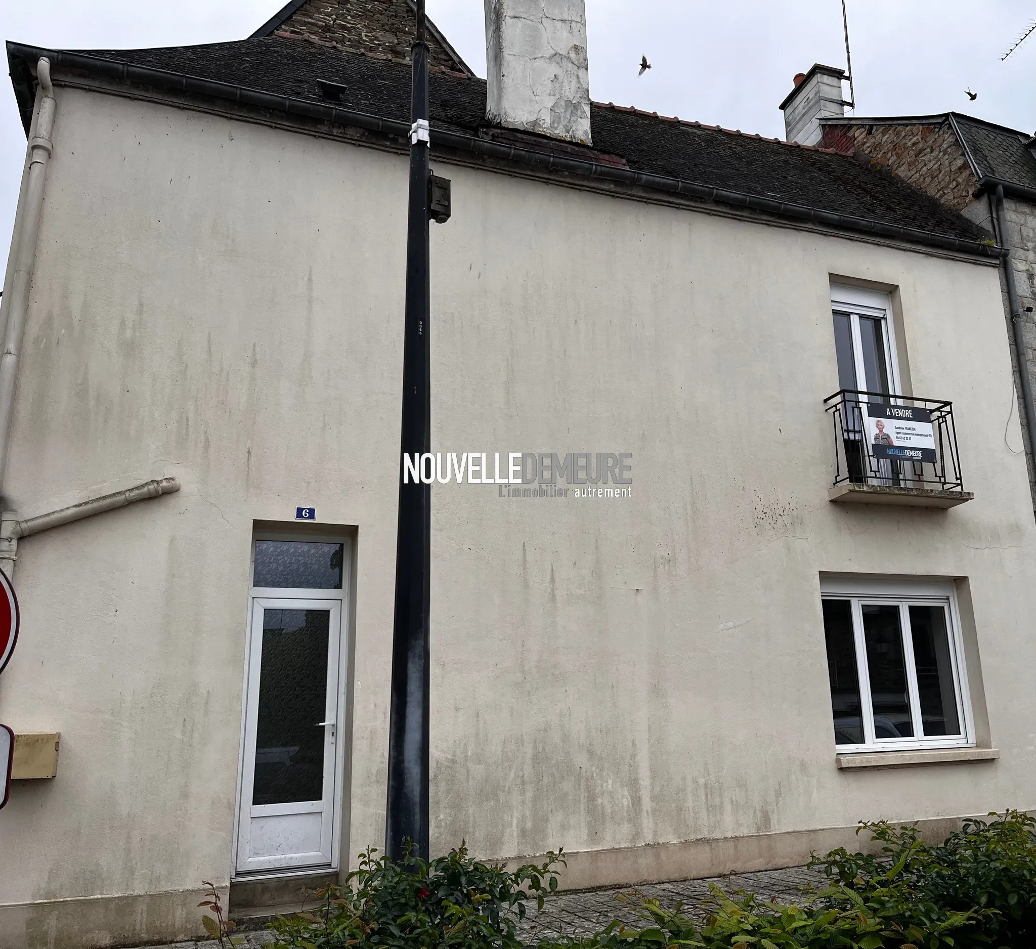 Maison de bourg à Antrain - 60 m² - 44 900 € 