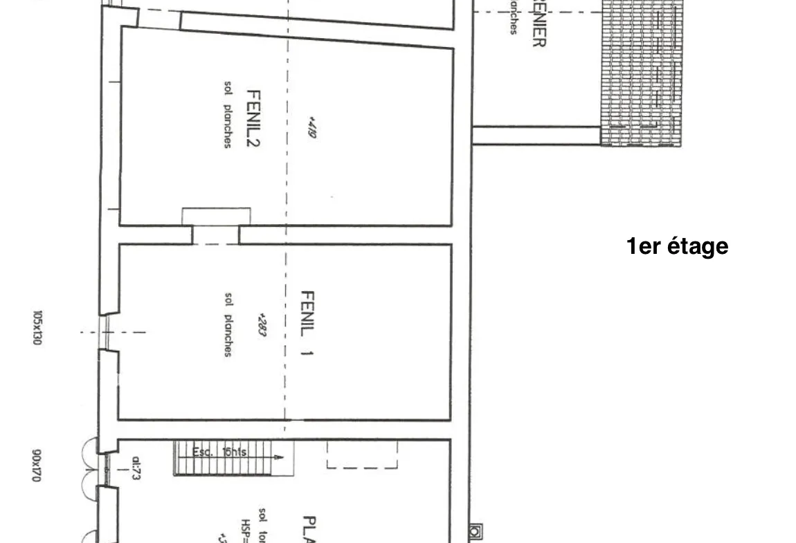 Bâtiment à rénover à Merceuil sur 3530 m² 