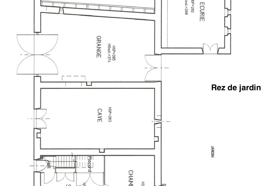 Bâtiment à rénover à Merceuil sur 3530 m² 