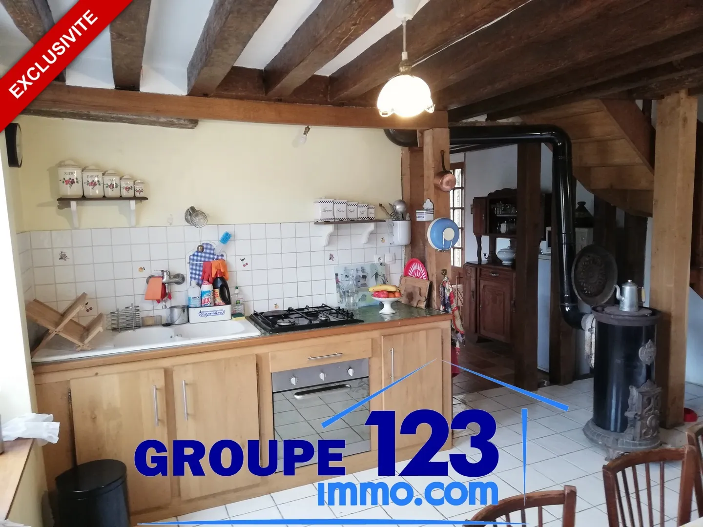 Maison à Champignelles, 3 chambres avec jardin à vendre 