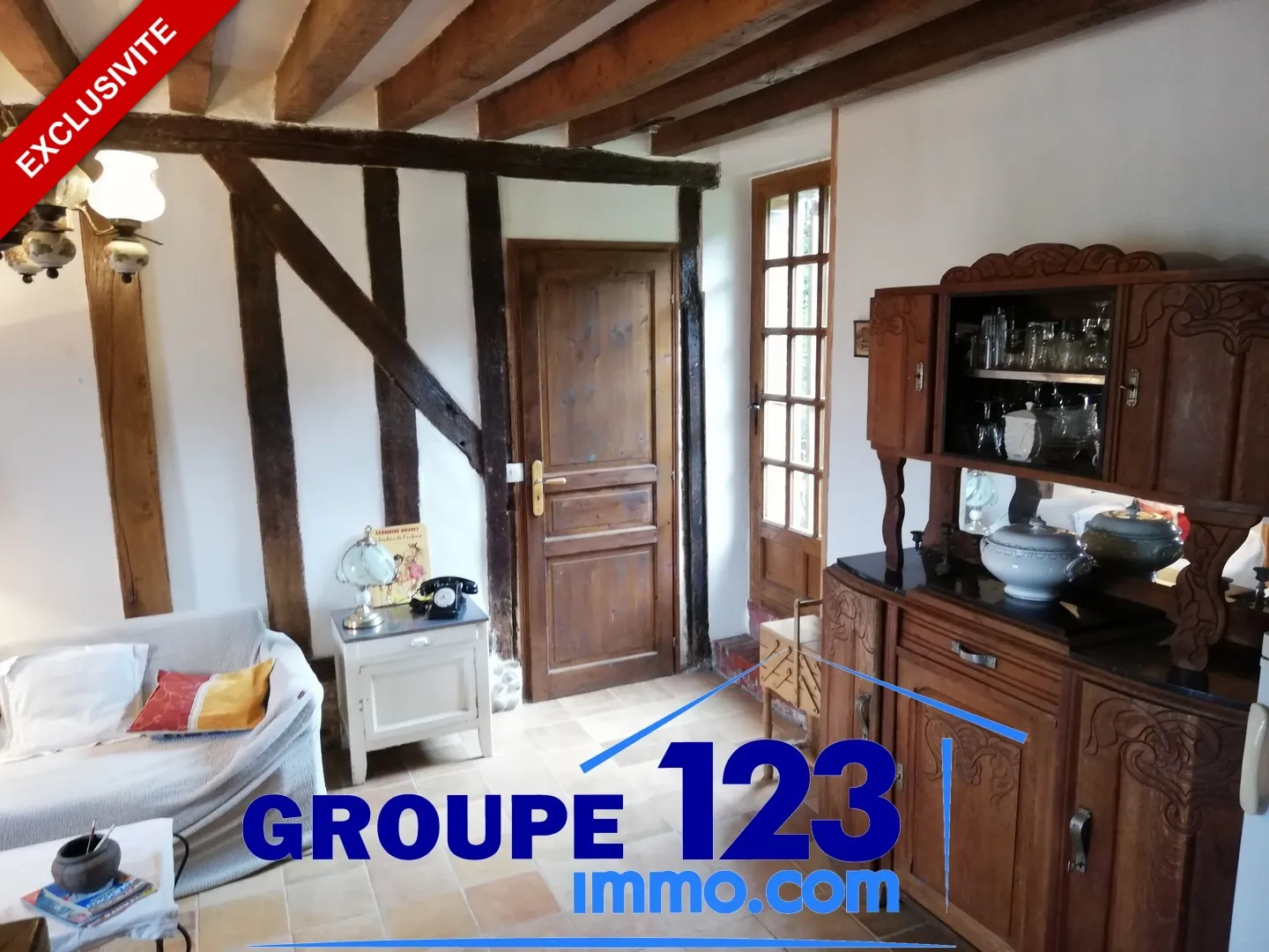 Maison à Champignelles, 3 chambres avec jardin à vendre 