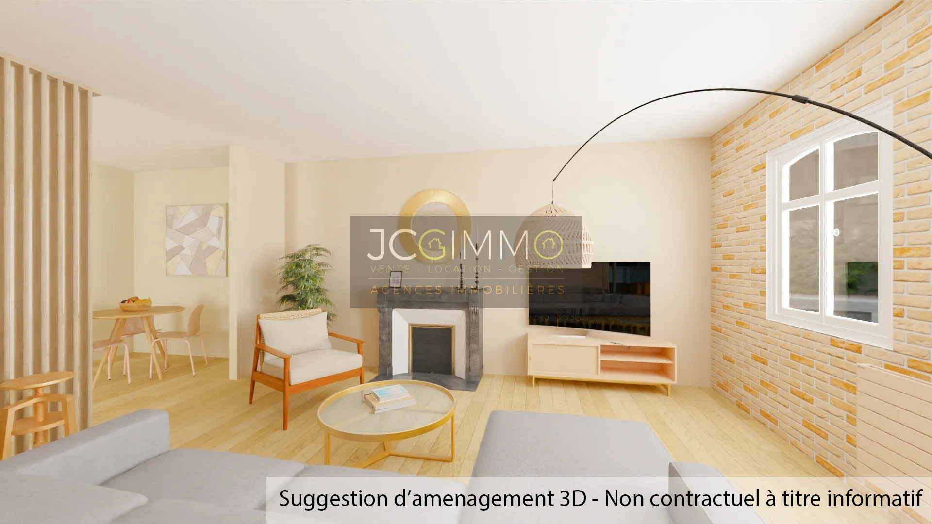 À vendre : Appartement T3 avec garage et grenier à Sollies Pont 