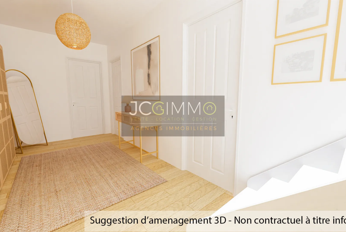 À vendre : Appartement T3 avec garage et grenier à Sollies Pont 