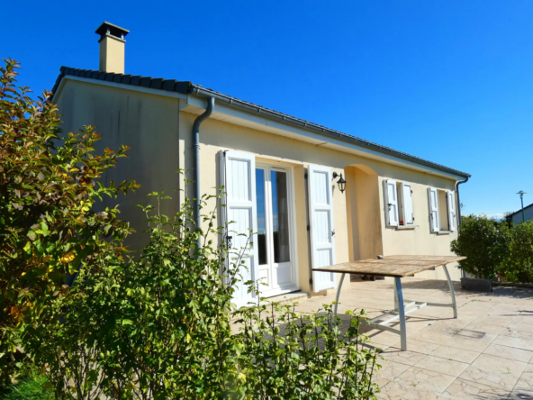 Belle maison de plain pied à Aurillac avec joli vue