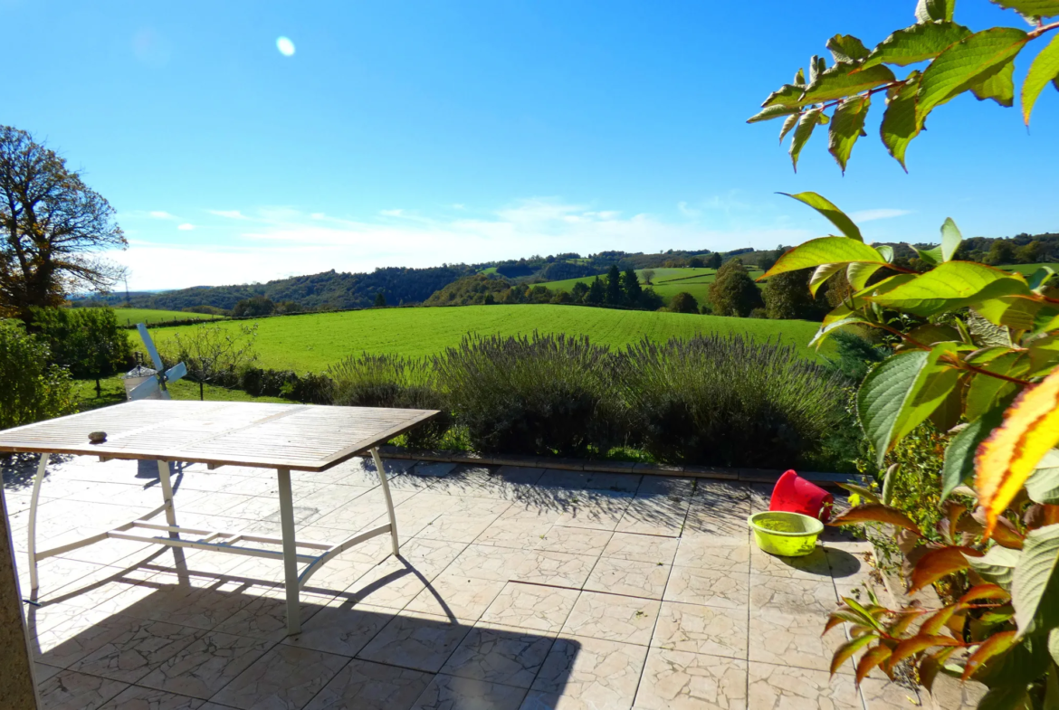 Belle maison de plain pied à Aurillac avec joli vue 