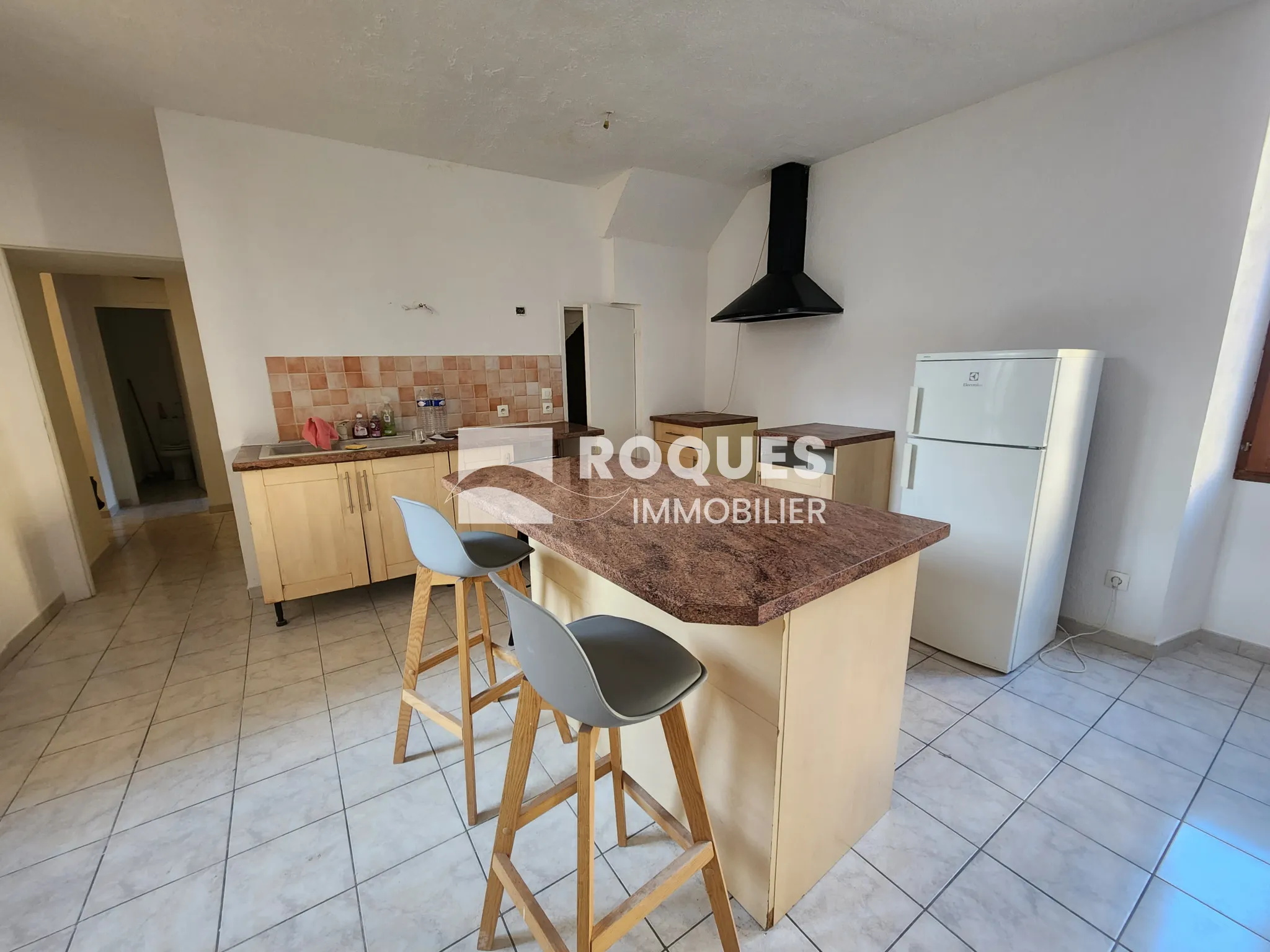 À vendre : Appartement 4 pièces au centre de Lodève, 74 m² plus terrasse 