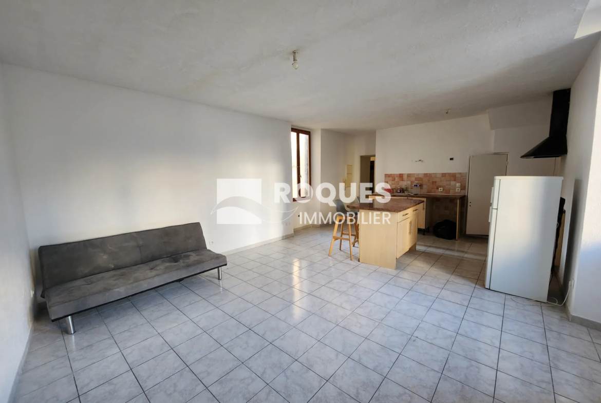 À vendre : Appartement 4 pièces au centre de Lodève, 74 m² plus terrasse 