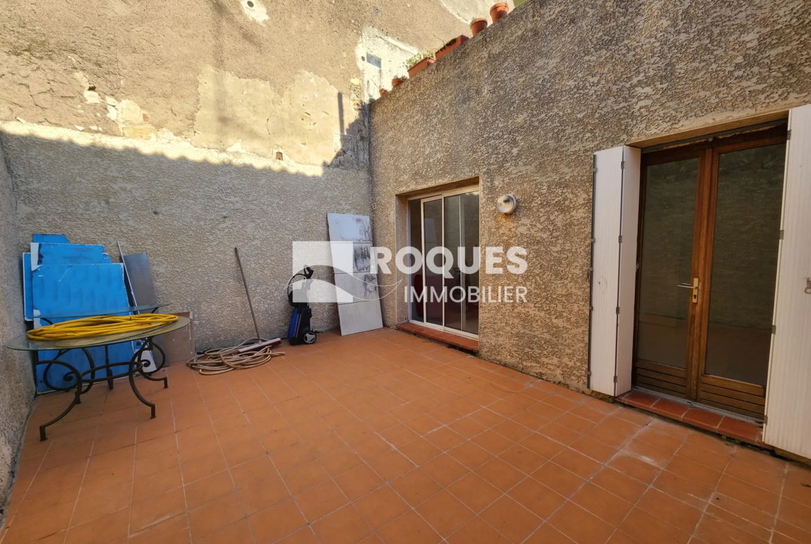 À vendre : Appartement 4 pièces au centre de Lodève, 74 m² plus terrasse 