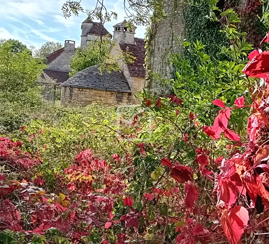 Ancien Séchoir à Tabac avec Vue Exceptionnelle à Cuzance 