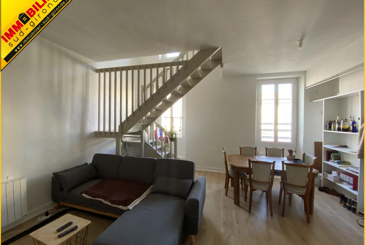 À vendre : Appartement T2 en duplex en plein centre de Langon 