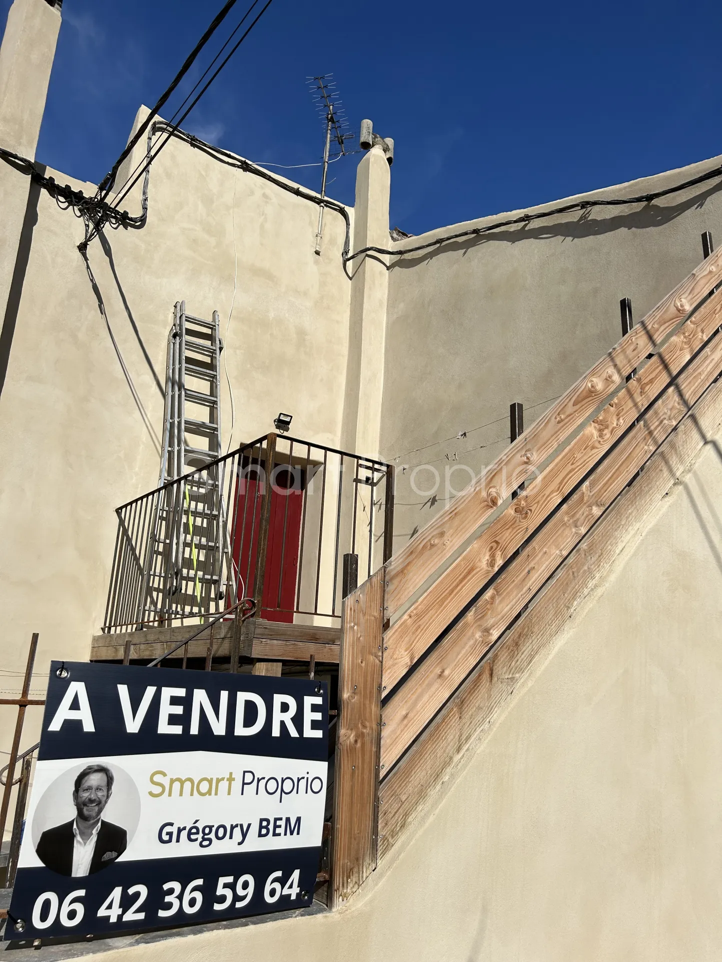 Maison de village rénovée à Visan, 50m2 avec terrasse et garage 