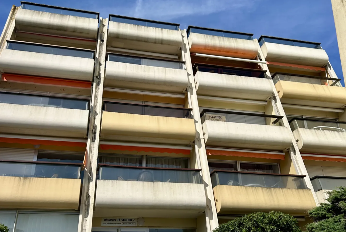 Charmant Studio avec Balcon Vue Mer à St Jean de Monts 