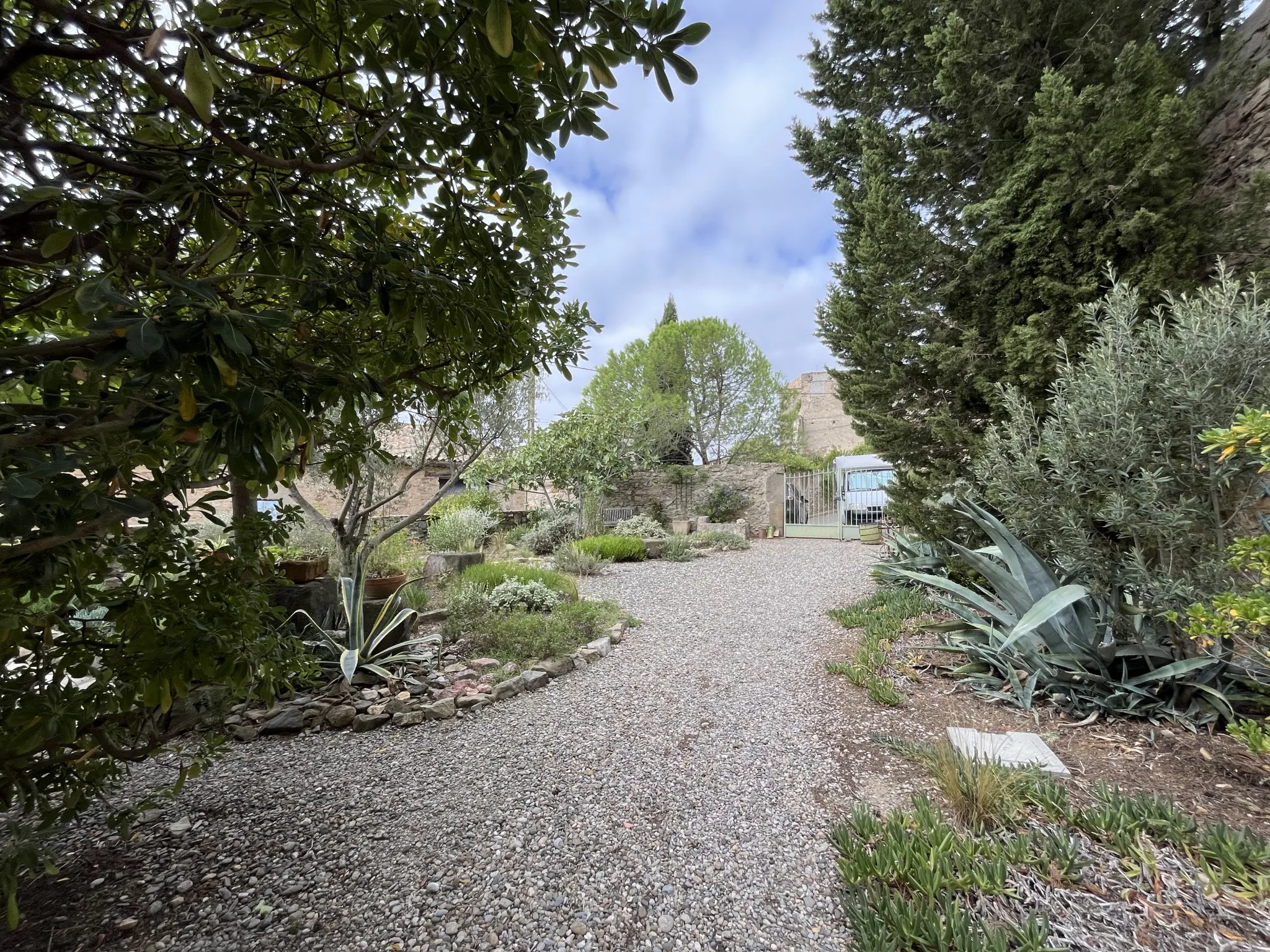 Maison de caractère à Argens-Minervois avec grand jardin 