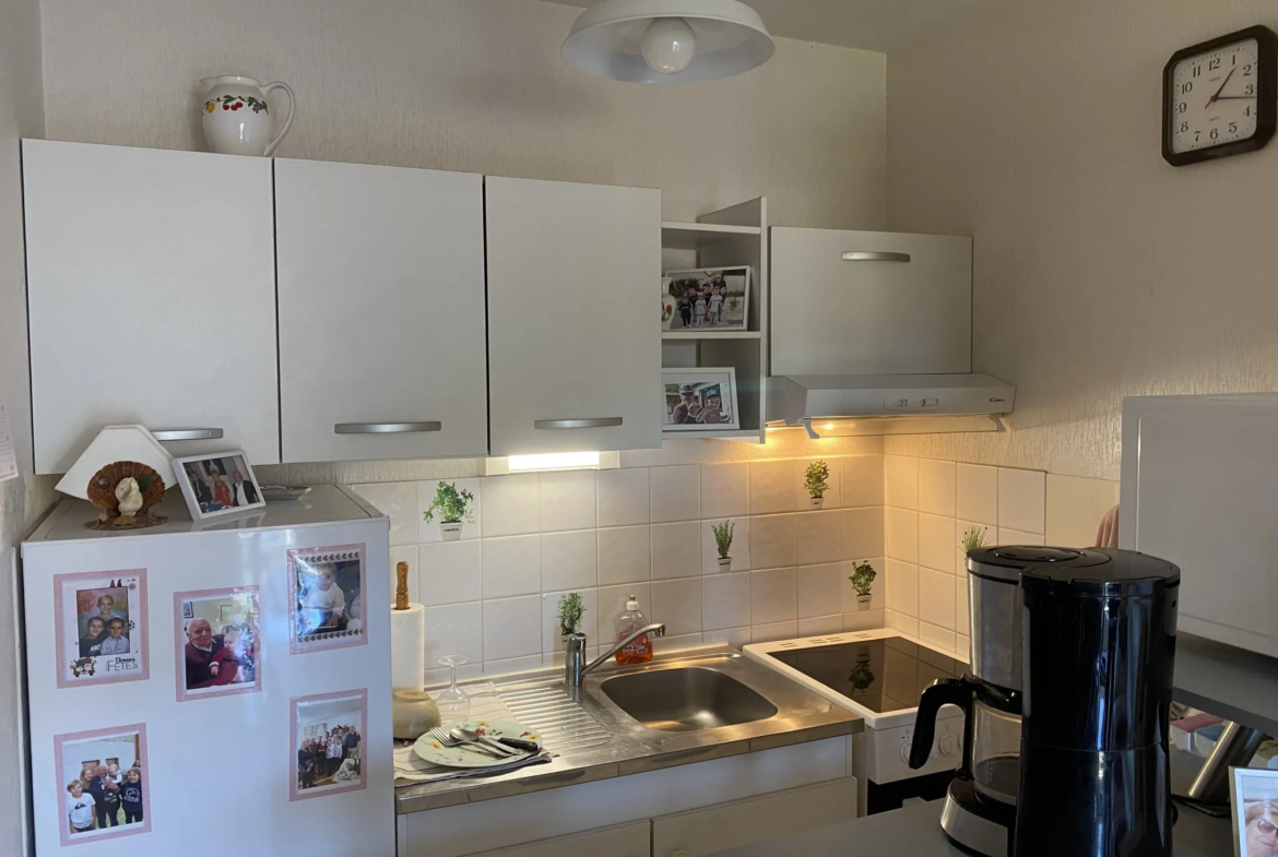 À vendre : Appartement F3 à Grandcamp Maisy avec grand balcon et garage 