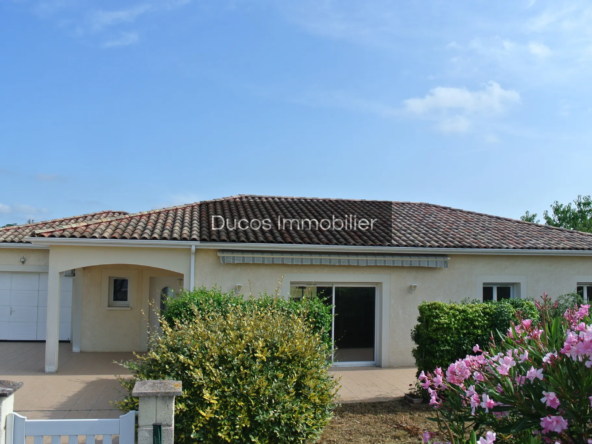 Maison de plain pied à Beaupuy proche du lac