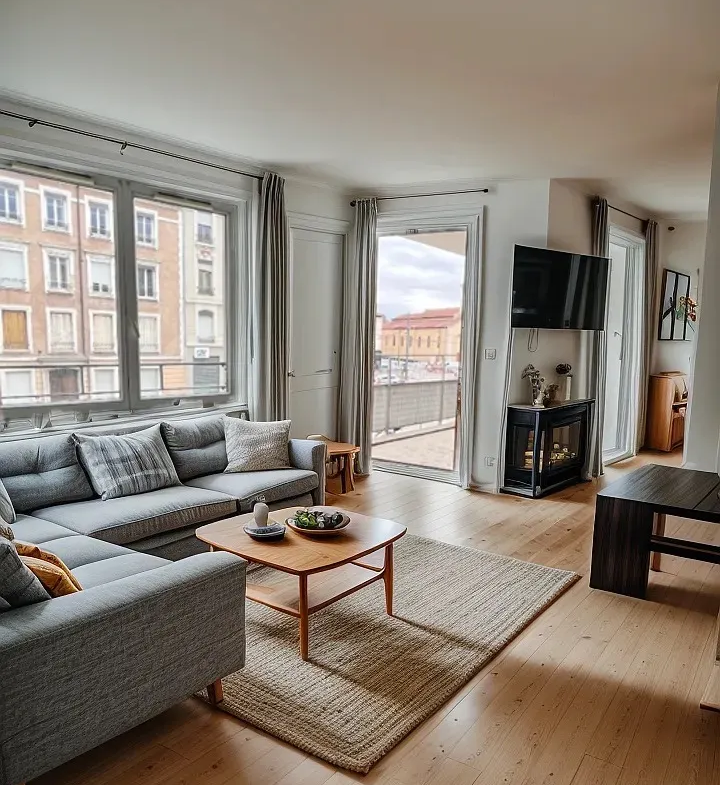 Appartement T3 de 69 m² avec balcon à Villeurbanne 