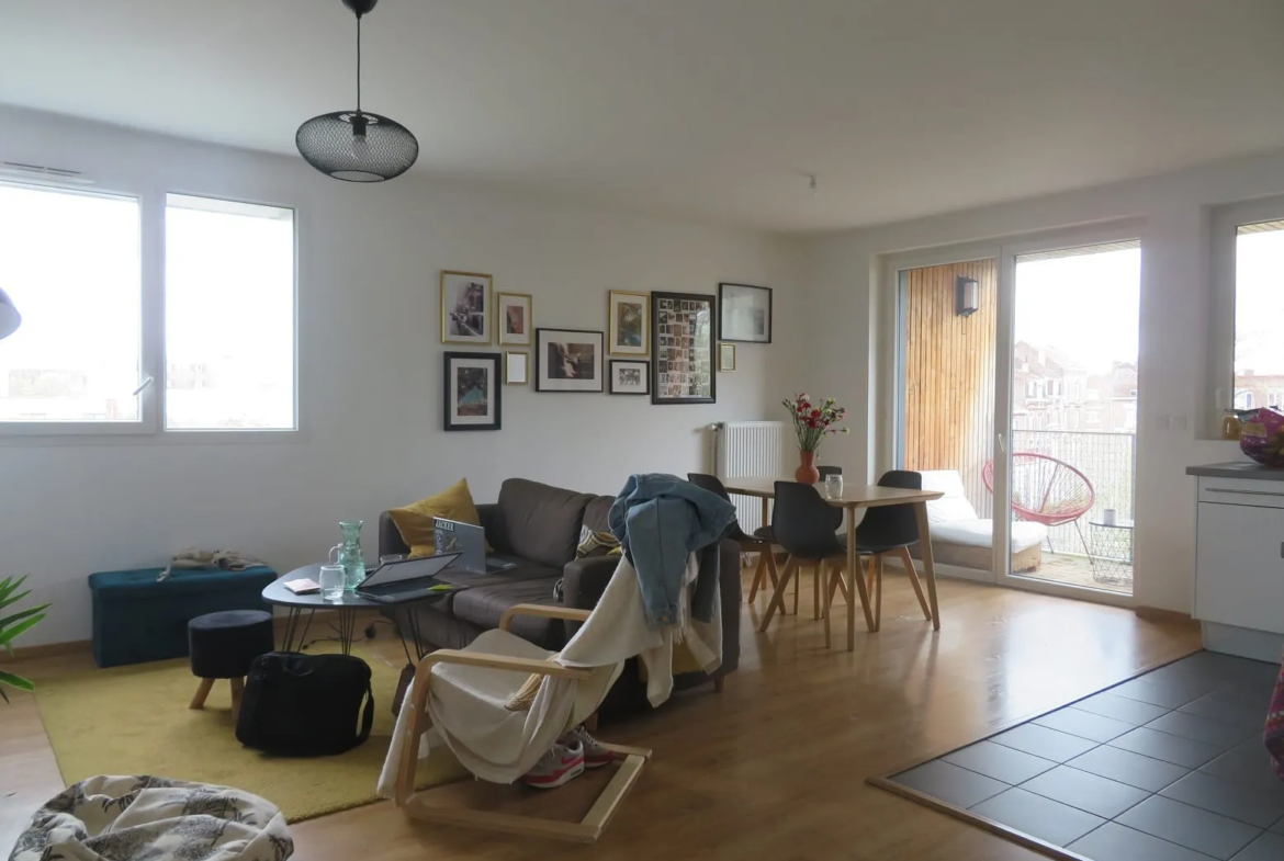 À vendre : Appartement T4 avec 2 balcons à Ronchin 