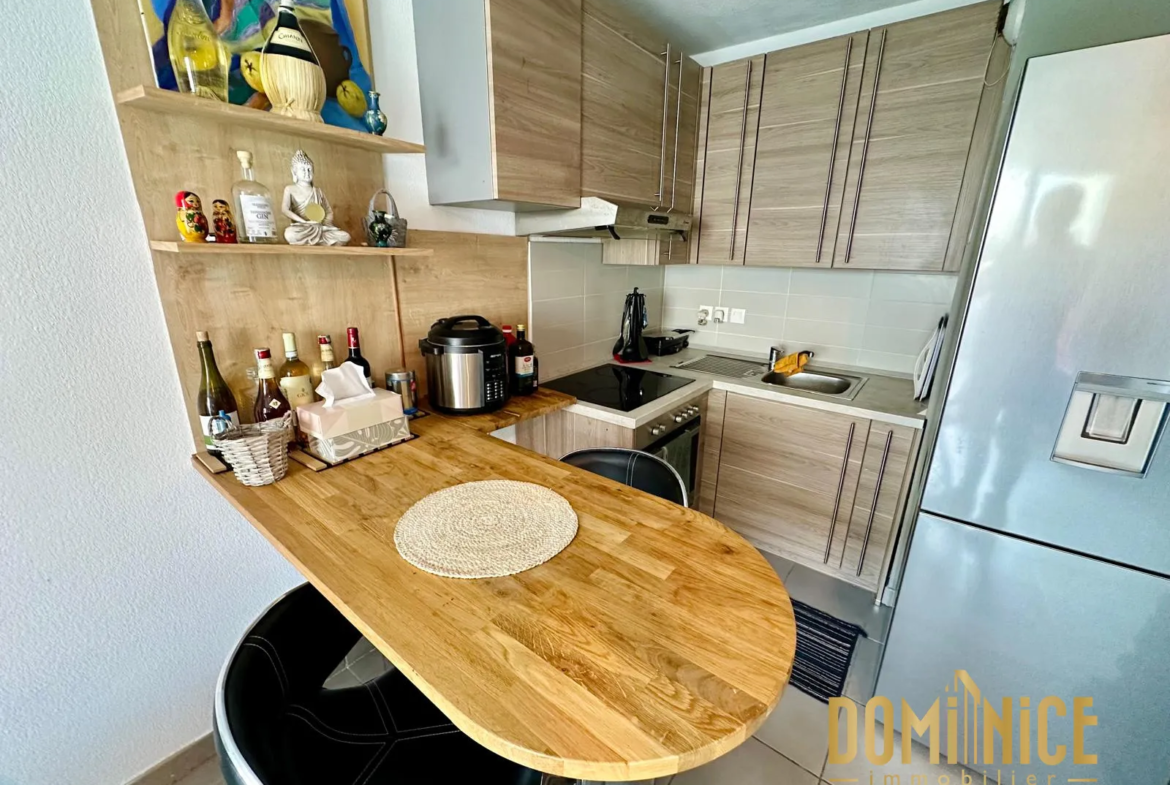 Appartement T2 de 44 m² à Nice avec terrasse et garage 