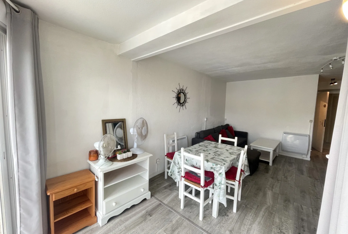 Agréable studio cabine avec vue mer à Le Cap d'Agde 