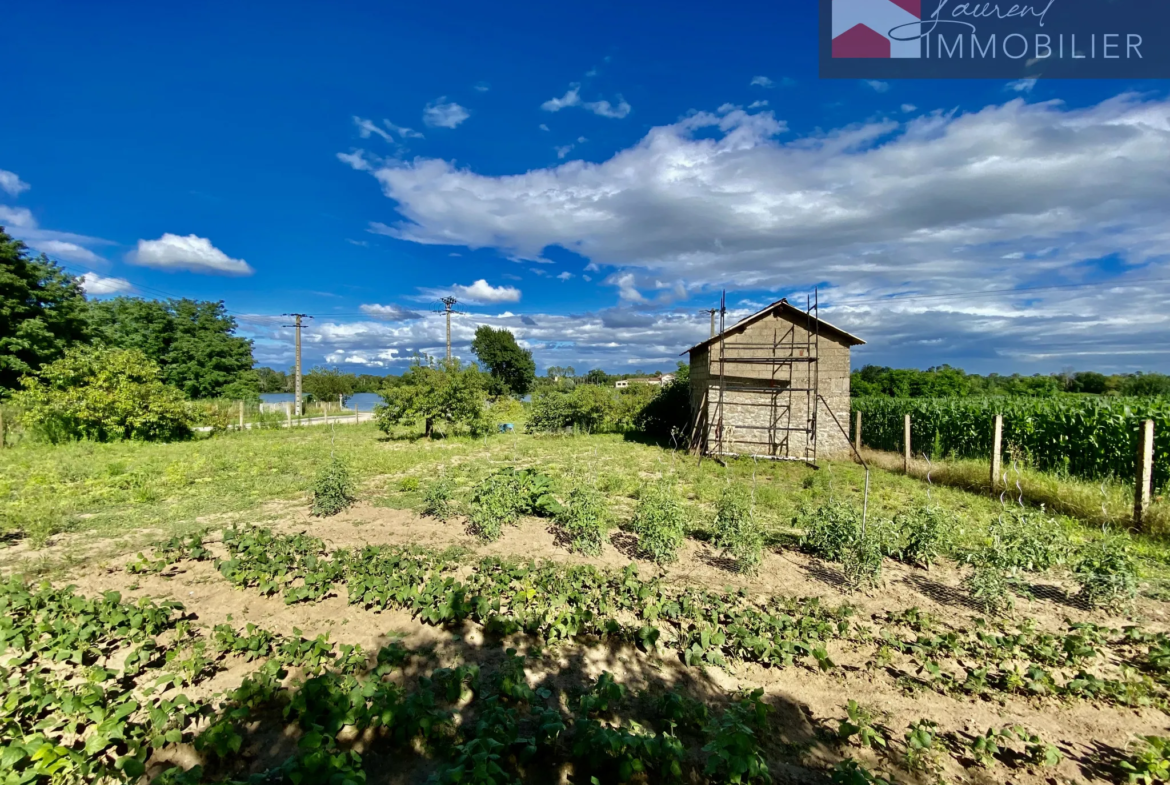 À vendre : maison spacieuse avec vue sur la Saône à Saint-Martin-Belle-Roche 