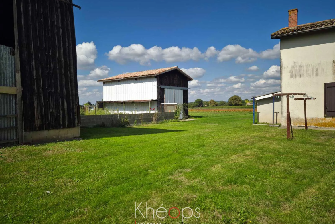 Ancienne ferme à rénover à Langon (33210) avec un grand potentiel 