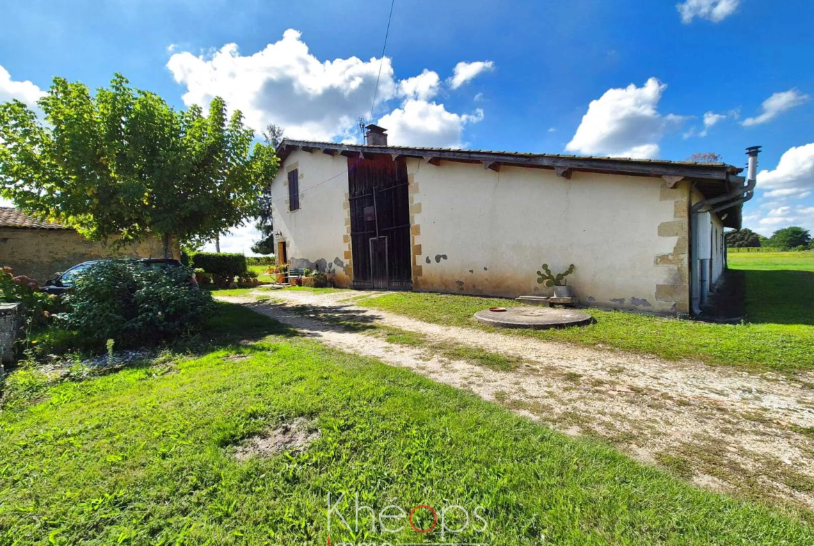 Ancienne ferme à rénover à Langon (33210) avec un grand potentiel 