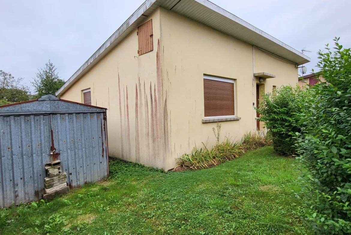 Pavillon à rénover près d'Abbeville avec logement complémentaire 