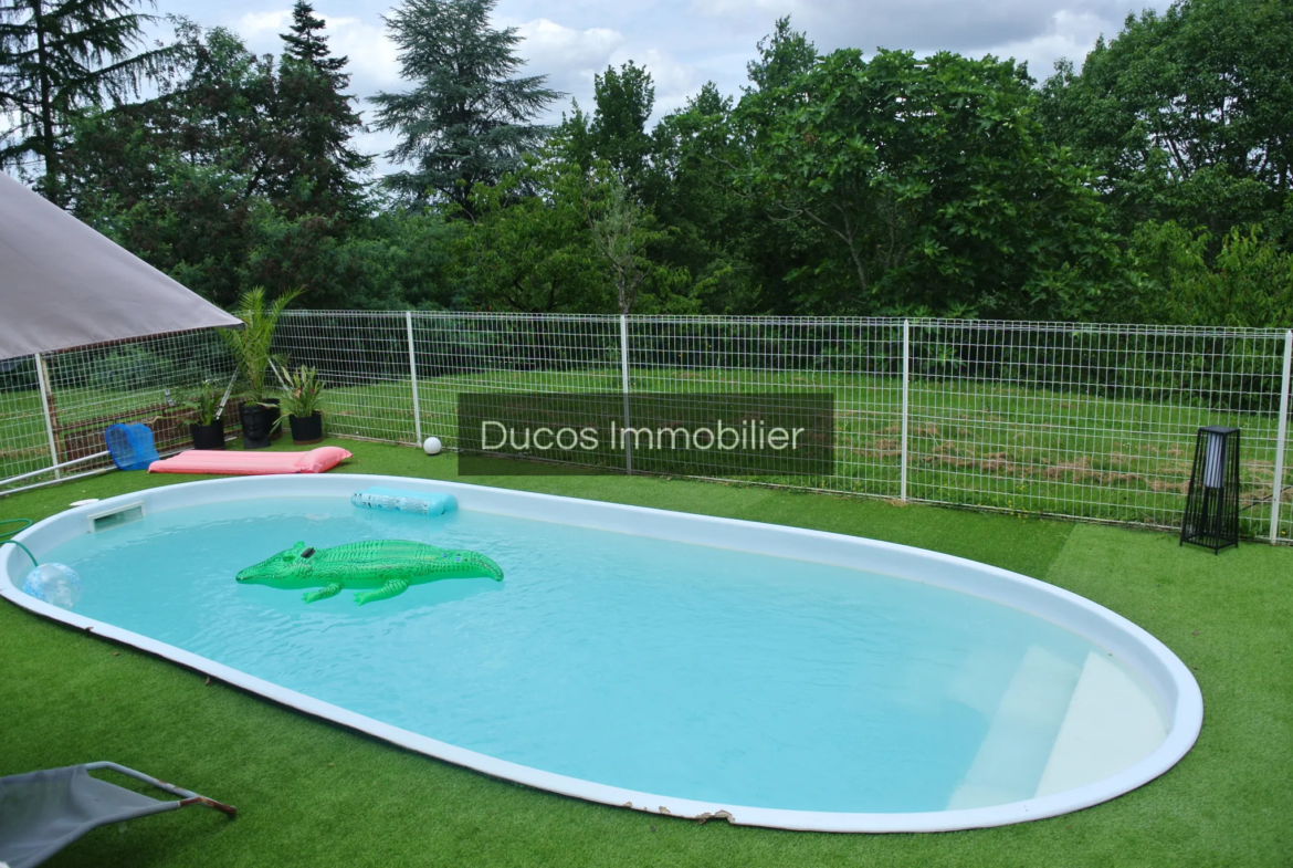 Maison en Pierre à Marmande avec Parc Arboré et Piscine 