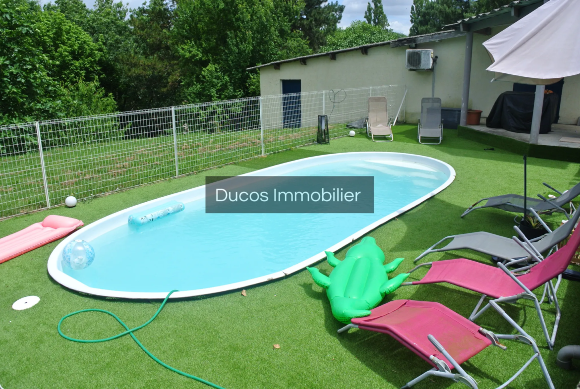 Maison en Pierre à Marmande avec Parc Arboré et Piscine 