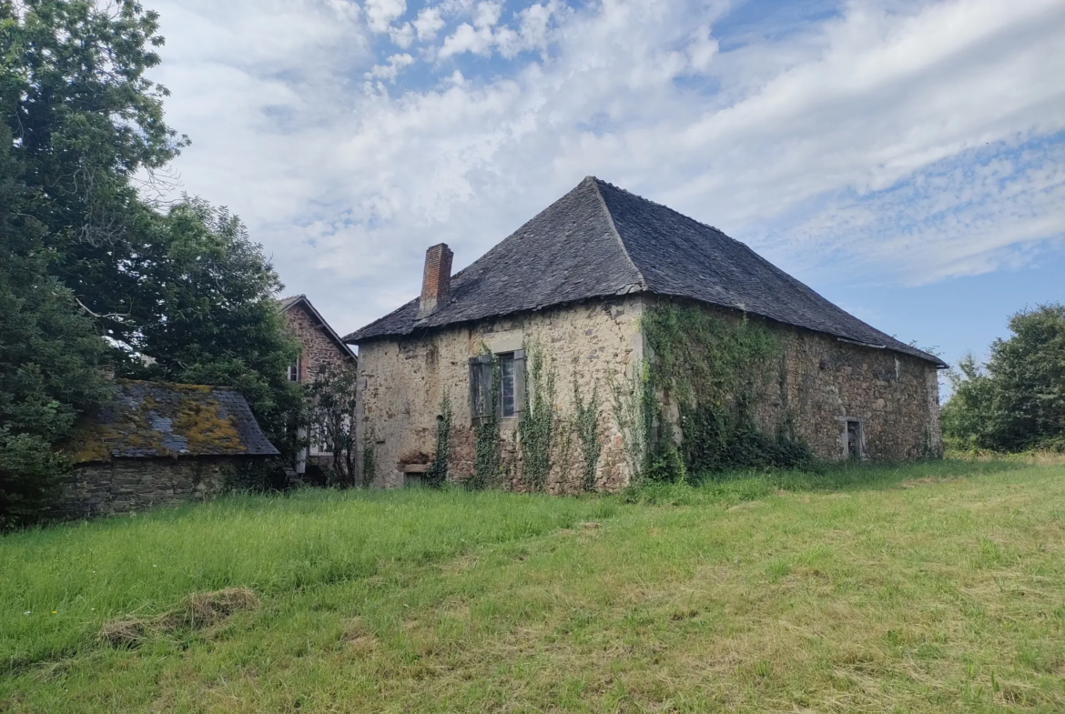 Maison en pierre à rénover à Vignols 