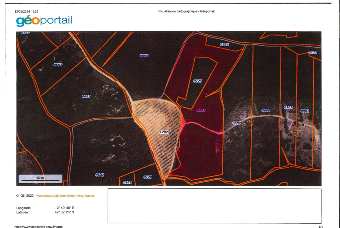 Terrain de loisir de 24 490 m² à Le Boulou 