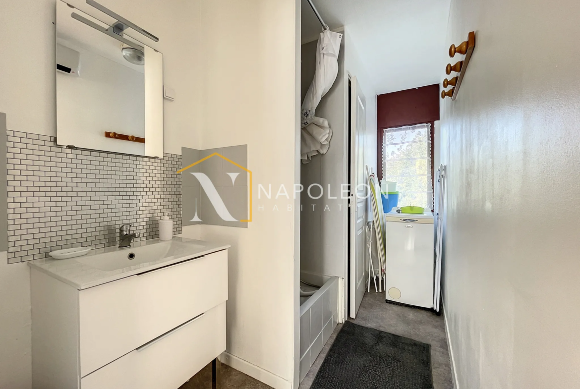 Vente appartement T1 rénové de 31 m² à Ronchin 