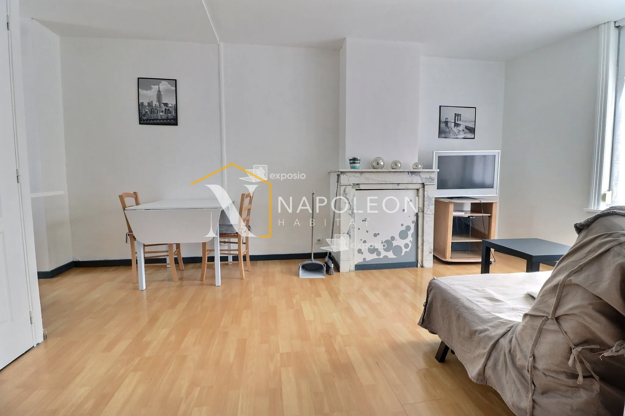 Vente appartement T1 rénové de 31 m² à Ronchin 