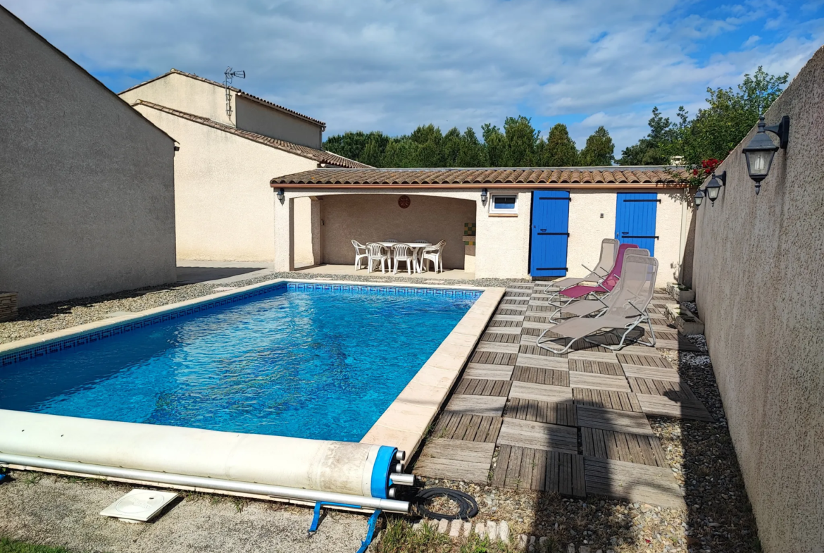 Villa avec piscine à Paraza près de Narbonne à vendre 