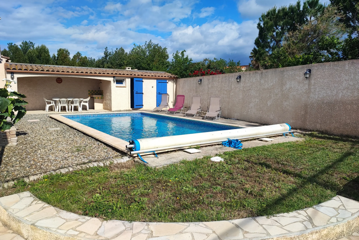 Villa avec piscine à Paraza près de Narbonne à vendre 