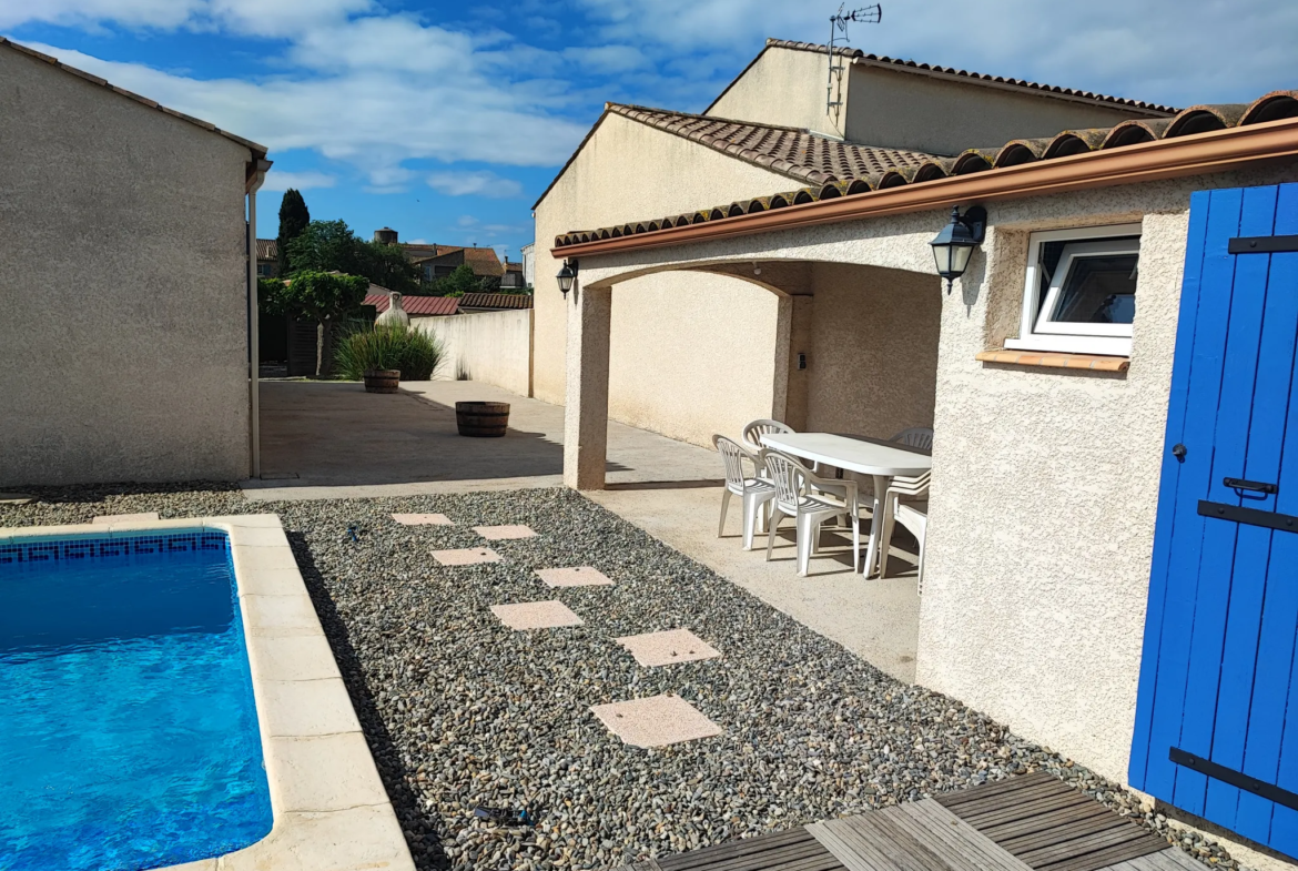 Villa avec piscine à Paraza près de Narbonne à vendre 