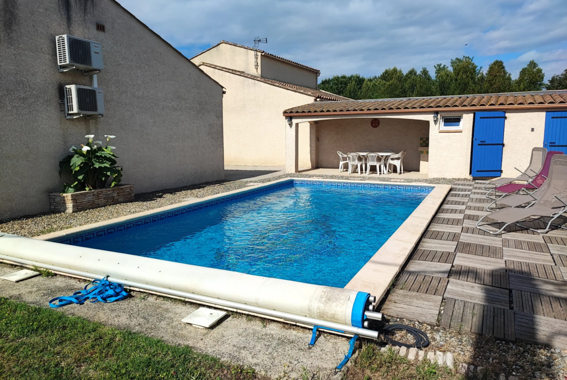 Villa avec piscine à Paraza près de Narbonne à vendre 