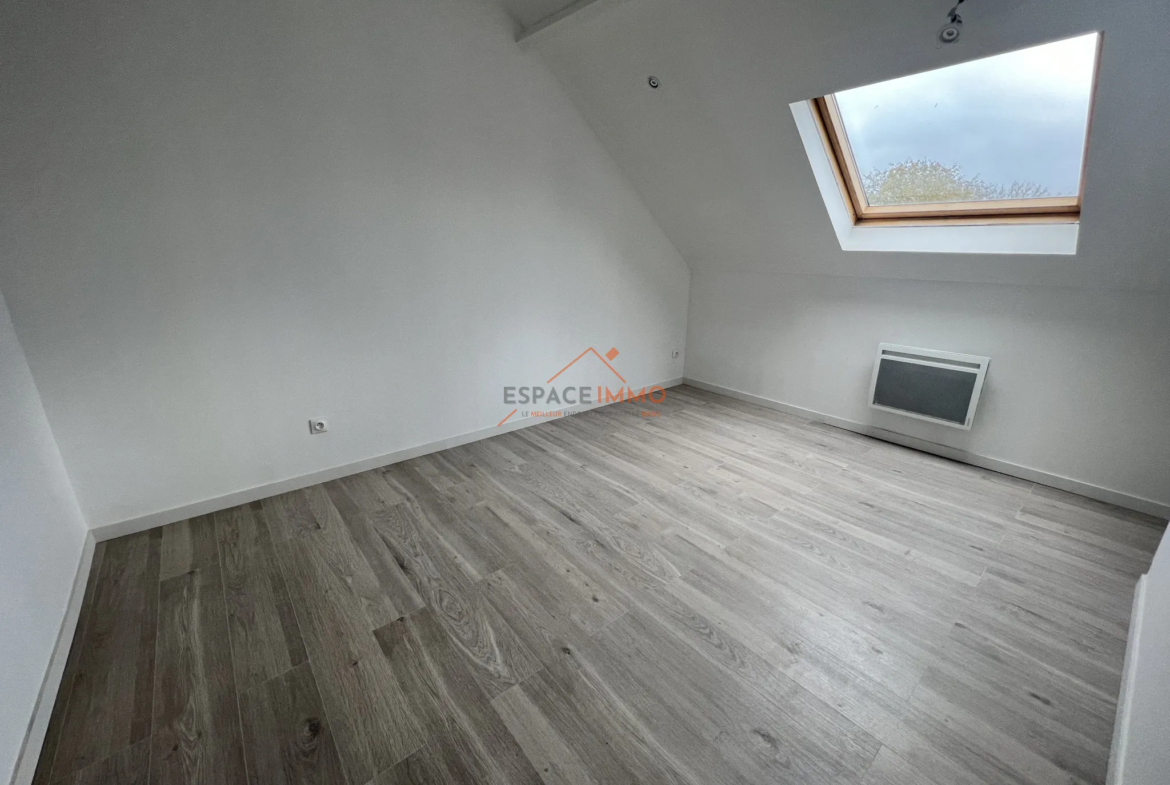 Maison rénovée à vendre à Helesmes - 2 chambres avec jardin 