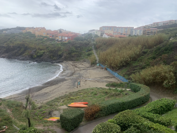 A vendre : Appartement T1 bis avec vue sur la mer à Collioure