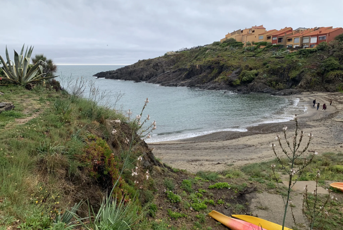 A vendre : Appartement T1 bis avec vue sur la mer à Collioure 