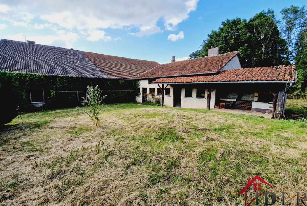 Maison de 258 m2 avec garages de 200 m2 à Laferté sur Amance 