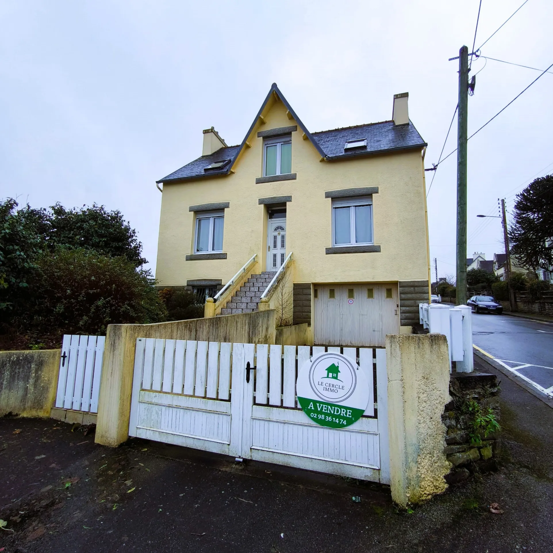 Maison familiale à Châteauneuf-Du-Faou avec jardin 