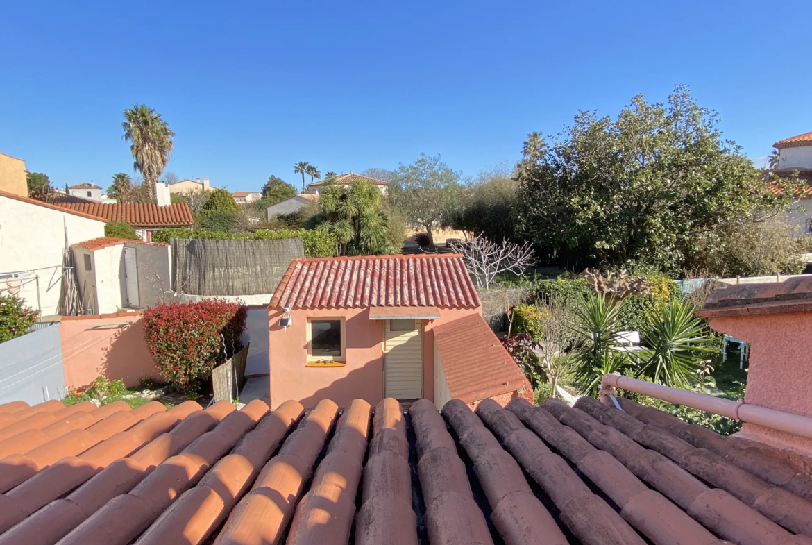 Villa 2 faces avec jardin et garage à Bompas, proche de Perpignan 