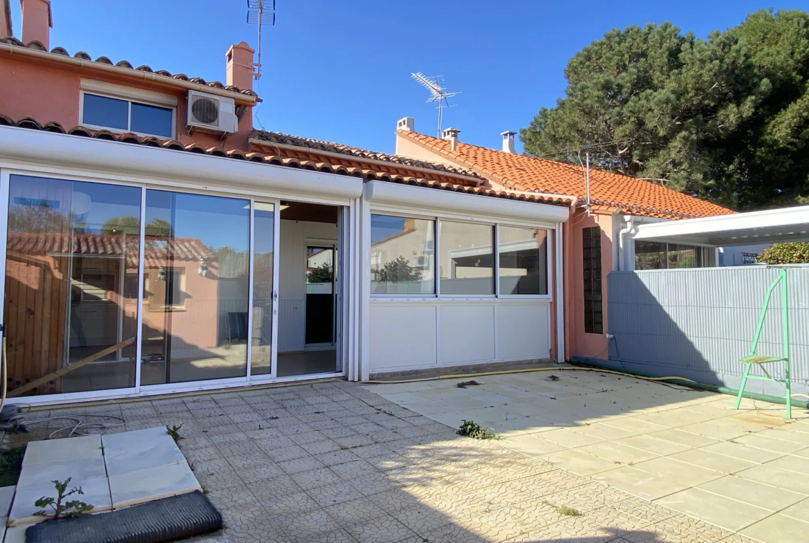 Villa 2 faces avec jardin et garage à Bompas, proche de Perpignan 