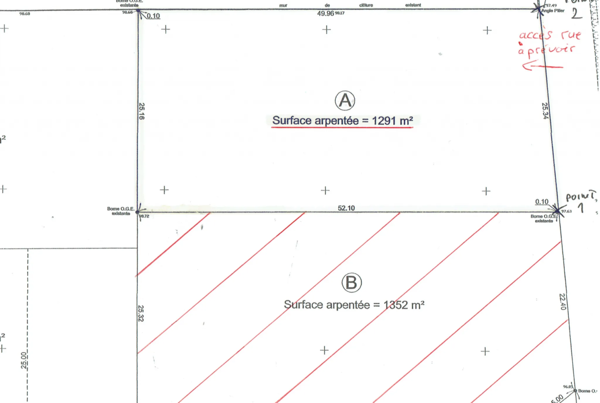 Terrain à bâtir de 1291 m² à Saint-Sulpice-Sur-Lèze 