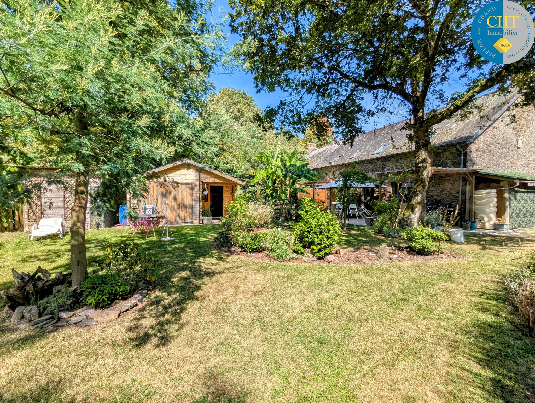 Longère en Pierre avec Jardin à Vendre à Beignon (56380) 