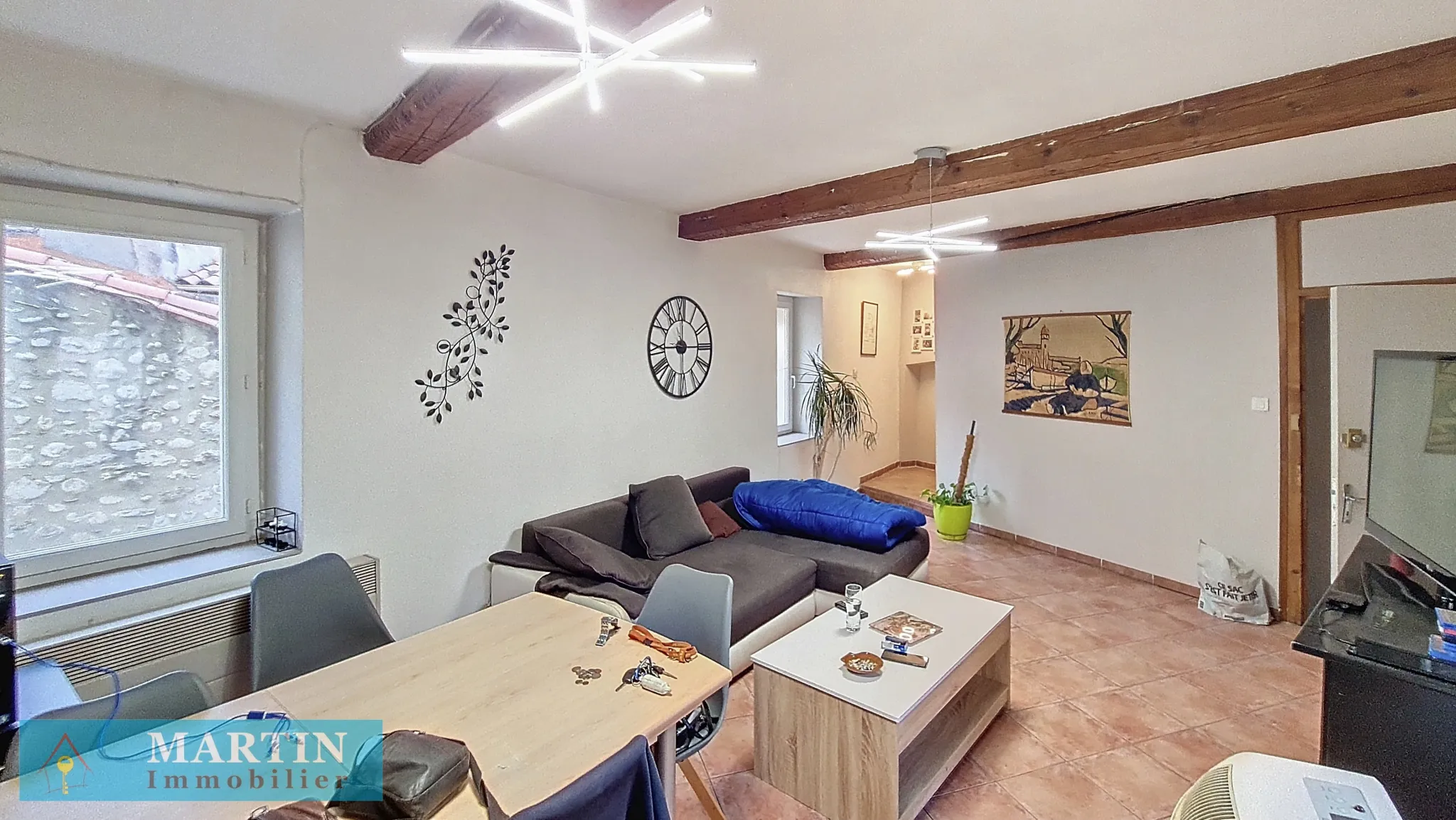 Vente de 2 appartements T2 et T4 à Ceret, centre historique 