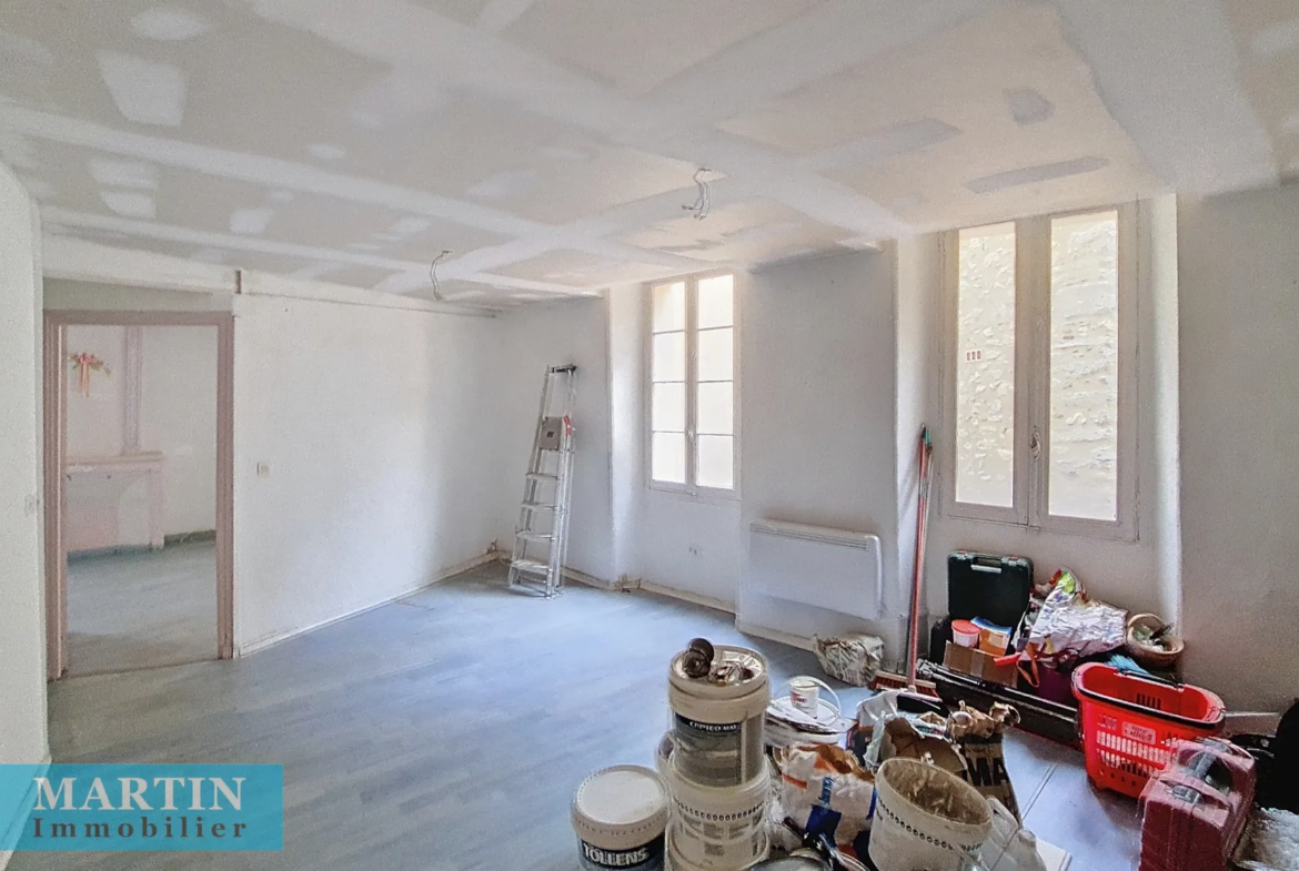 Vente de 2 appartements T2 et T4 à Ceret, centre historique 